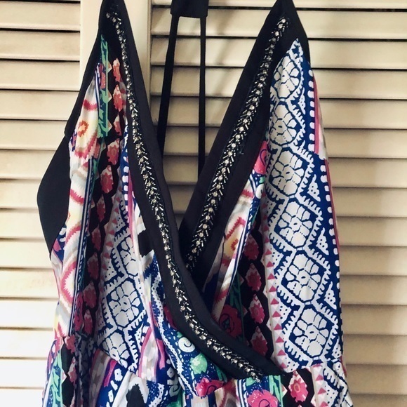 Valentine Revolve Wide‎ Leg Pockets Jumpsuit Small - Picture 6 of 8